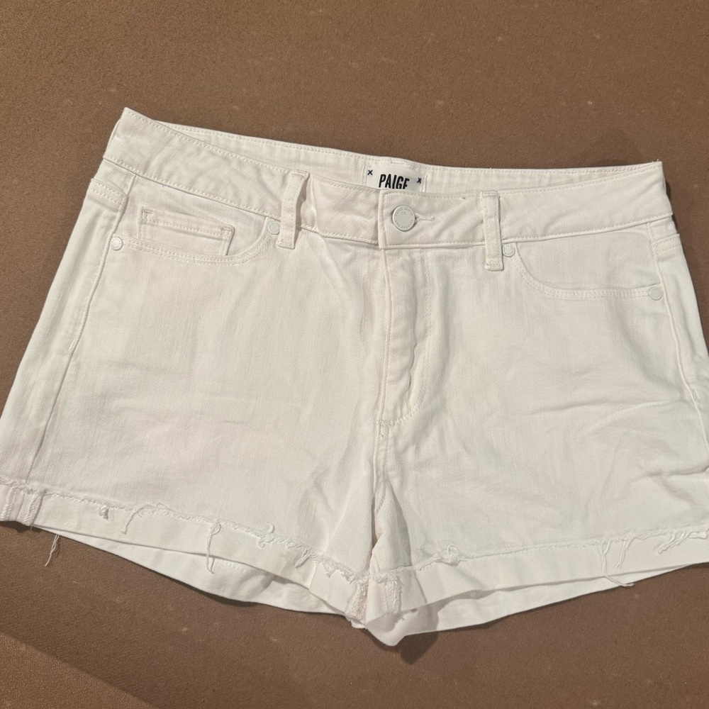 Paige White Jean Shorts